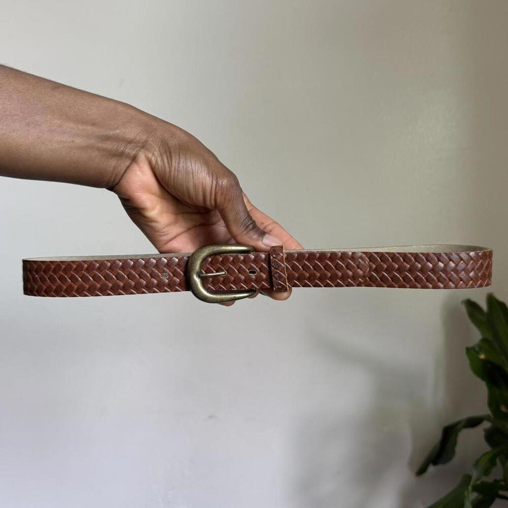 Vintage Brown boho grunge‎ belt size 6